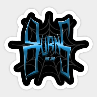 Spider Burns Sticker